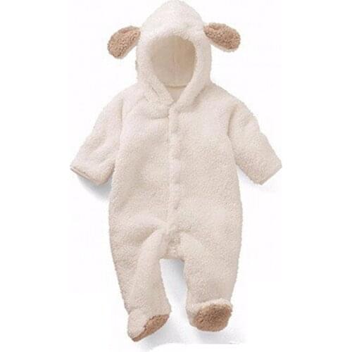 Newborn Toddler Baby Romper Winter Costume Boys Clothes Warm Girls Clothing Animal Overall Rompers Jumpsuit Outing Service