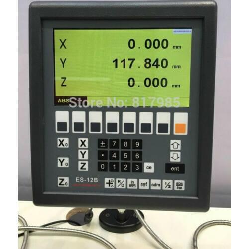 Easson ES-12B 3 axis DRO LCD 3 axis digital readout for lathe milling machine