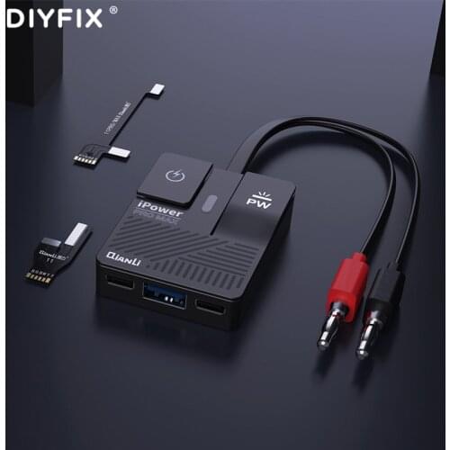 DC Power Supply iPowerMAX Test Cable for iPhone Xs max Xs 8G 8P X 7G 7P 6S 6SP 6G 6P DC Power Control Wire Line One Key Boot