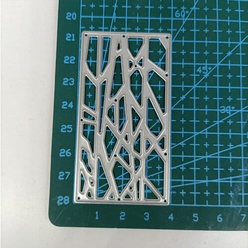 Metal Cutting Dies Brick Tree Frame DIY Stencil Scrapbooking Album Embossing Paper Card Making Decor 2021 Punch Template