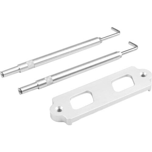Battery Tie Down Kit Hold Down Rod with Tray Hooks for Civic/CRX S2000