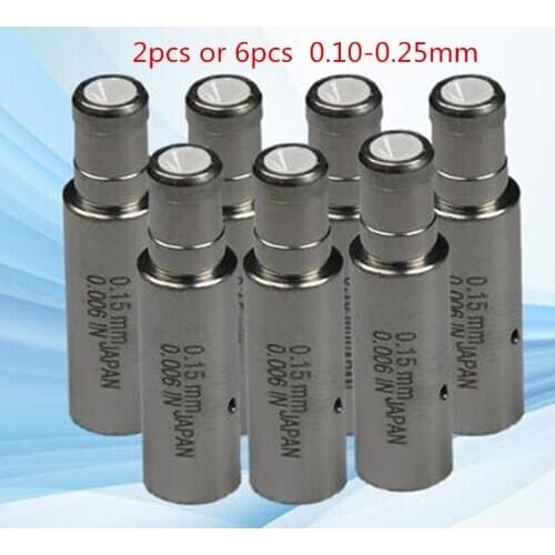 6pcs Drilling EDM Machine OD8x30mmL Guide Z140D 0.1- 0.25mm Tube Guide White Ceramic Guide Drill Guide diamond nozzle