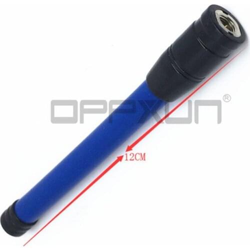 OPPXUN 144/430 MHZ SMA-M Male Antena Blue Flexible for Walkie Talkie YAESU FT50R FT60R VX1R VX3R VX5R VX6 R Radio
