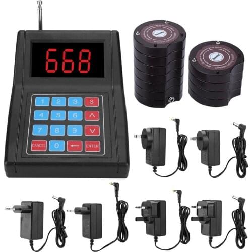 SU-668 Pager Restaurant Wireless Calling System Waiter Pager Call Customer For Restaurant Church Nursery Wireless Pager