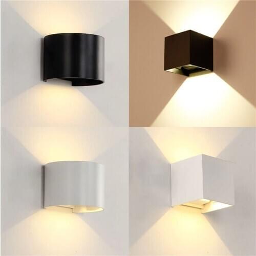 Outdoor Waterproof IP65 Wall Lamp 12W Porch Light AC 85-265V Garden Decoration Motion Sensor Night