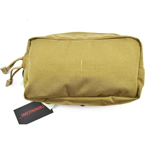 TwinFalcons Tactical Waist Bag Multifunctional EDC Molle Tool Zipper Waist Pack Accessory Durable Belt Pouch TW-P005