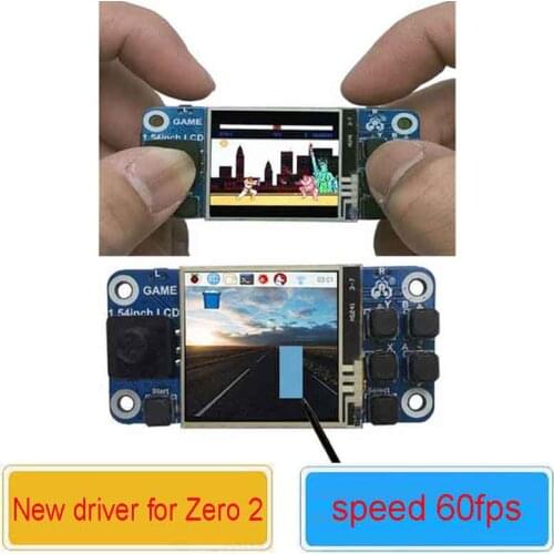 Raspberry Pi Game zero W/2B/3B+/4B 1.54inch mini LCD touchscreen