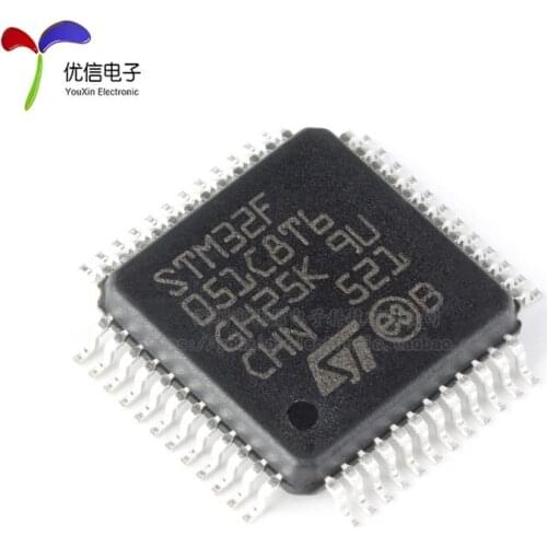 1pcs / lot genuine stm32f051c8t6 LQFP-48 arm Cortex-M0 32-bit microcontroller MCU