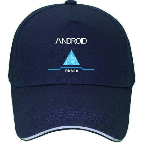 2020 Become Human Connor Android RK800 MenS Cap Baseball HipHop Hat Pullovers Cosplay Costume Men Hip Hop Cap Hats