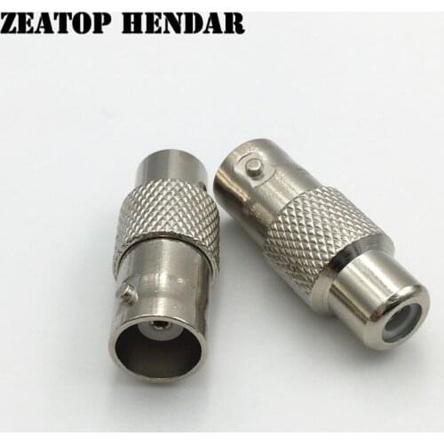 50Pcs RCA Female Plug Jack to BNC Female Plug F/F Jack Adapter Coupler for CCTV Connector