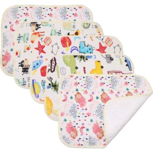 Newborn color cotton changing pad waterproof and breathable washable baby baby changing pad small menstrual pad summer