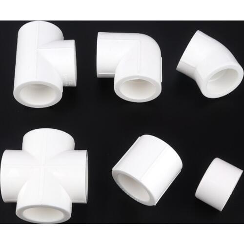 8pcs 40mm PPR Garden Water Connectors Watering Irrigation System Fittings Household Tap Tube Joint Hot Water Pipe Tee Connector