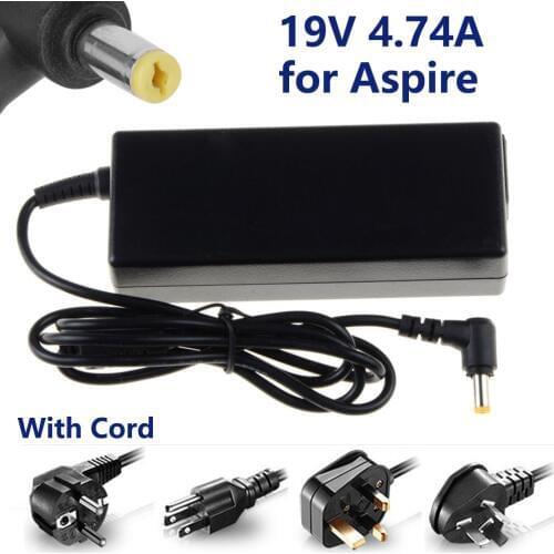 19V 4.74A AC Adapter Notebook Charger Power Supply For Acer Aspire 7750G 7739Z 7560G 7745G 5750 With Cord