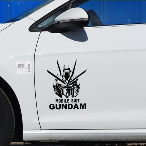 Car Stickers Mobile Suit Gundam Cartoon Decals For Doors Windshield Luggage Computer Case Auto Tuning Styling D15