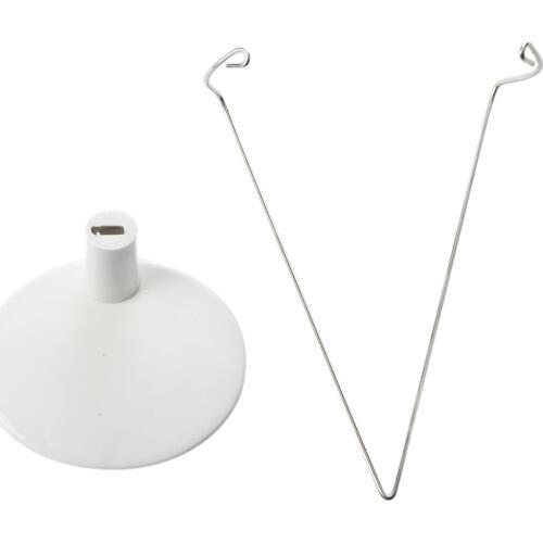 White Adjustable Doll Stand 4.5 - 5.7 Inch