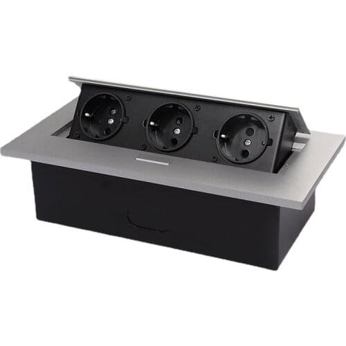 European standard multifunctional desktop/conference desktop/countertop socket wire box desktop information box AM-600