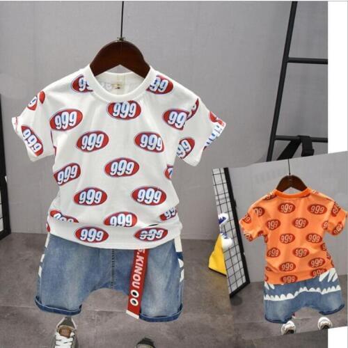 Baby Boy Clothing Set Summer T-shirt + Shorts 2pcs sets Infant Clothes Baby boys Clothing Cotton Short Sleeve Baby Boy Clothes