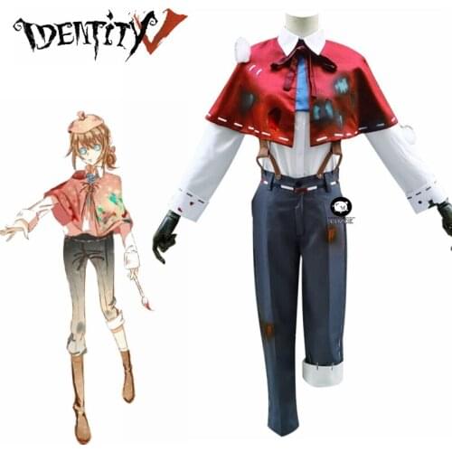 Anime Identity V Cosplay Costumes Painter Edgar Valden New Survival Game Suit Uniform Cosplay Costume Halloween Outfit Unisex