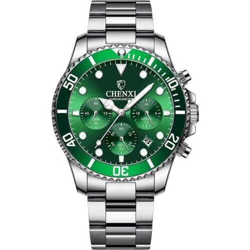 Popular Green Men Dress Watches Waterproof Fashion Casual Business Wristwatch for Men Luxury Classic Design Males Clock Gift
