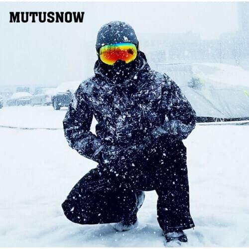 Ski Suit Men New Windproof Waterproof Clothes Ski Jacket and Pants Snow Sets Winter Brands Skiing and Snowboarding Suits for Men