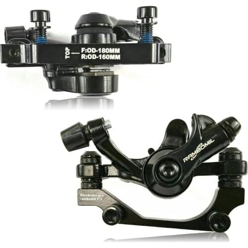 Kalosse MTB Front/Rear Brakes Aluminum Alloy Mountain Bike Disc Line Pulling Disc Brake