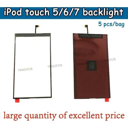 5pcs original LCD 3D touch Back light Film For iphone ipod touch 5 touch 6 touch 7 BackLight Repair Replacement