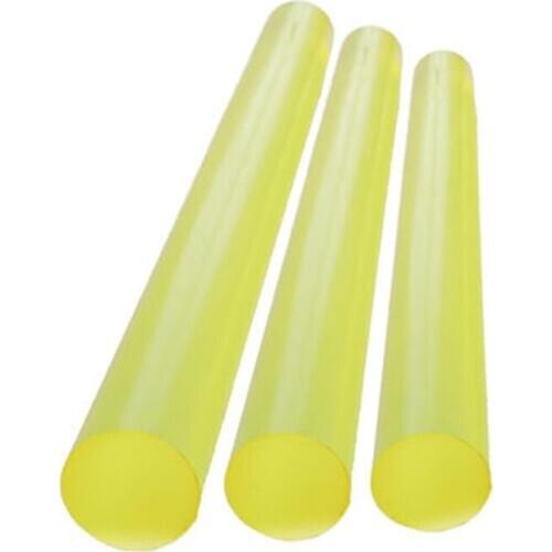 Custom Polyurethane Rubber Sockets Bar Tube Pipe Insulation Sealing Spacer Elastic Cushion Shockproof Fasteners Washers Yellow