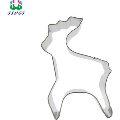 Christmas Cake Cookie Biscuit Baking Molds,Santa Deer Shaped Cake Decorating Fondant Cutters Tools,Direct Selling