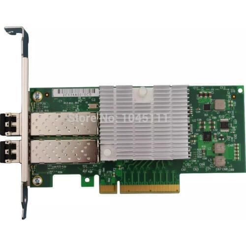 Winyao E10G82599SF SFP+ 10G Dual Port Fiber Sever Ethernet Network Adapter NIC Card Intel JL82599ES Chipset VLAN E10G42BFSR