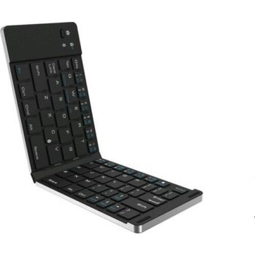 Foldable Keyboard Aluminum Universal Mini Wireless Bluetooth 3.0 for iPhone iPad iOS Android Smartphone Tablet Window