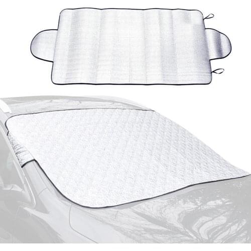 Car Windshield Snow Cover Car Front Window Sunshade Cover Auto Sun Protection Anti-icing Sun Block Shade For Car SUV 150 X 70cm