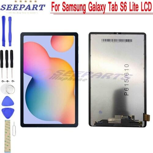 For Samsung Galaxy Tab S6 Lite P610 Lcd Display With Touch Screen Ditigitizer For Samsung Galaxy P610 Lcd