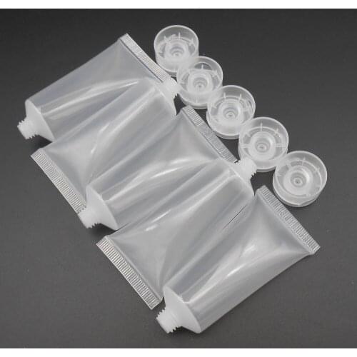 2Pcs-500Pcs 5ML Small Screw Cap Bottles Squeeze Lip Gloss Balm Tube Plastic Lipstick Bottle 5 ML NEW HQ *FD460