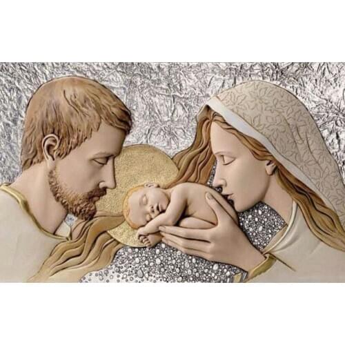 Religious family Pattern Diamond Embroidery DIY Needlework 5D diy Diamond Painting Cross Stitch Full Rhinestones Painting FG1429