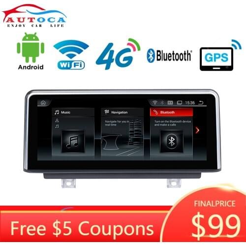 10.25"Screen Android 9 Car GPS display player for BMW 3 4 Series M3 F30 F31 F32 F33 F34 F36 F80 2017- 2019 radio navi EVO system