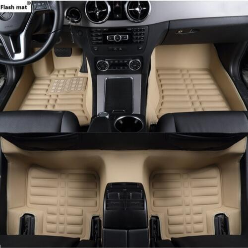 Flash mat car floor mats for Jeep Grand Cherokee Wrangler Patriot Cherokee Compass commander car accessories Custom car foot mat
