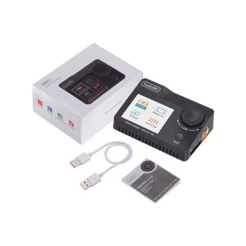 ToolkitRC M8S 400W 18A Color Screen Balance Charger Discharger for 1-8S Lipo LiHV Life Lion NiMh Pb Battery