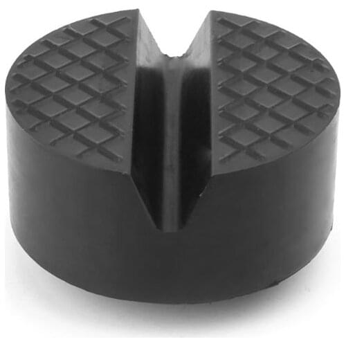 Black V-groove Car Jack Rubber Pad Anti-slip Rail Protector Support Block Heavy Duty For Car Lift