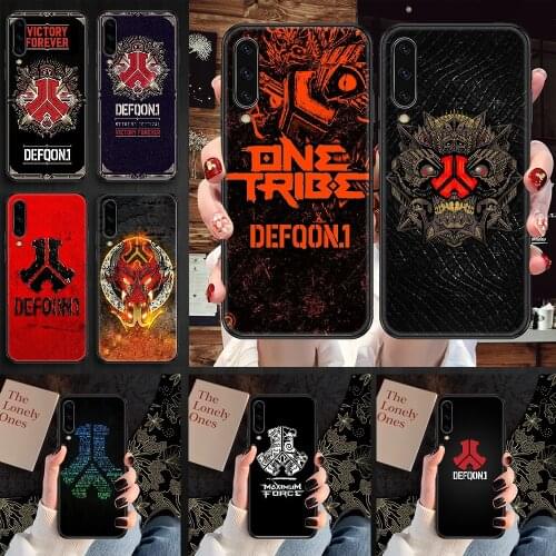 Defqon 1 Music Festival Phone case For Samsung Galaxy A 3 5 7 8 10 20 21 30 40 50 51 70 71 E S 2016 2018 4G black art hoesjes