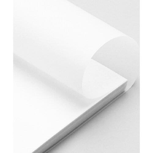 For A4 digital inkjet printing film 75U transparent Double Sided Adhesive Film transfer DTF Film printing For Hot melt powder