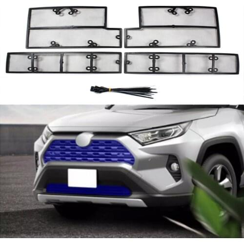 For Toyota RAV4 RAV-4 XA50 2019 2020 Stainless Steel Car Front Grille Insect Net Prevention Cover Mesh Accessories