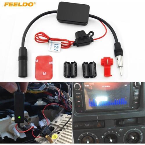 FEELDO 30Set Car Automobile Antenna Arial Radio AM/FM Signal Booster Amplifier #FD4598