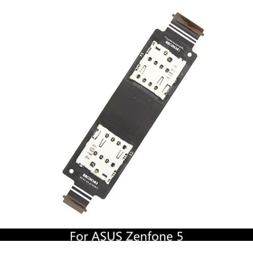 Single / Dual SIM Flex Cable for ASUS Zenfone 5 A500CG A501CG T00J A500KL SD Card Reader Slot Replacement