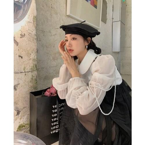 Белые блузки 蒙跃 China At AliExpress