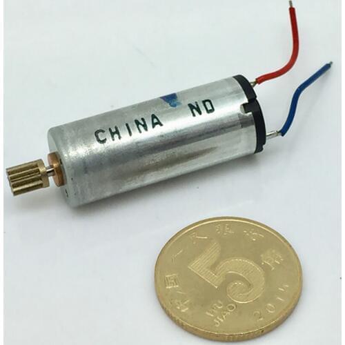 Metal Brush High Speed Micro Motor DC1.5-7.2V Gear Motor for Aircraft, Ship, Car Models, 0.32 Modulus, 11-Gear, Shaft Dia 1.5mm