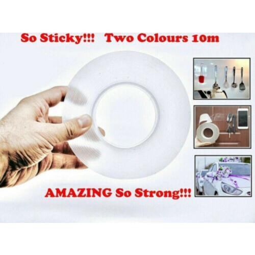 Multi-function Double-sided Adhesive Nano Tape Washable Removable Tapes Gel Grip