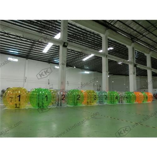 1.5m dia human inflatable bubble ball for adult soccer suit game