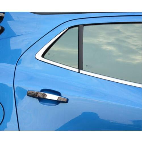 LOWER DOOR WINDOW SILL MOLDING TRIM COVER FIT FOR BUICK ENCORE OPEL MOKKA CHROME 2012 2013 2014 2015 2016 LF1