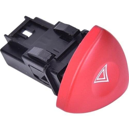 New Red Button For Renault Espace Emergency Switch Warning Light Indicator Switch