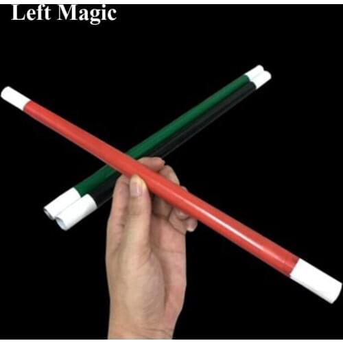 New Steel Magic Appearing Cane Wand Suit For Close Up Magic Tricks Sticker (3 Color)Stage Magic Accessories Fun Illusion